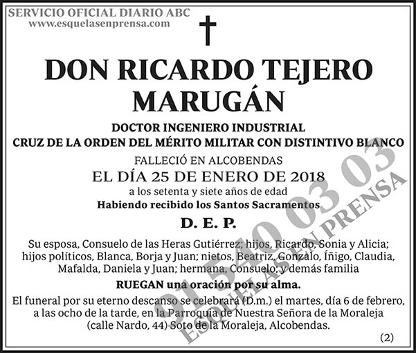Ricardo Tejero Marugán